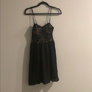 Black cocktail dress